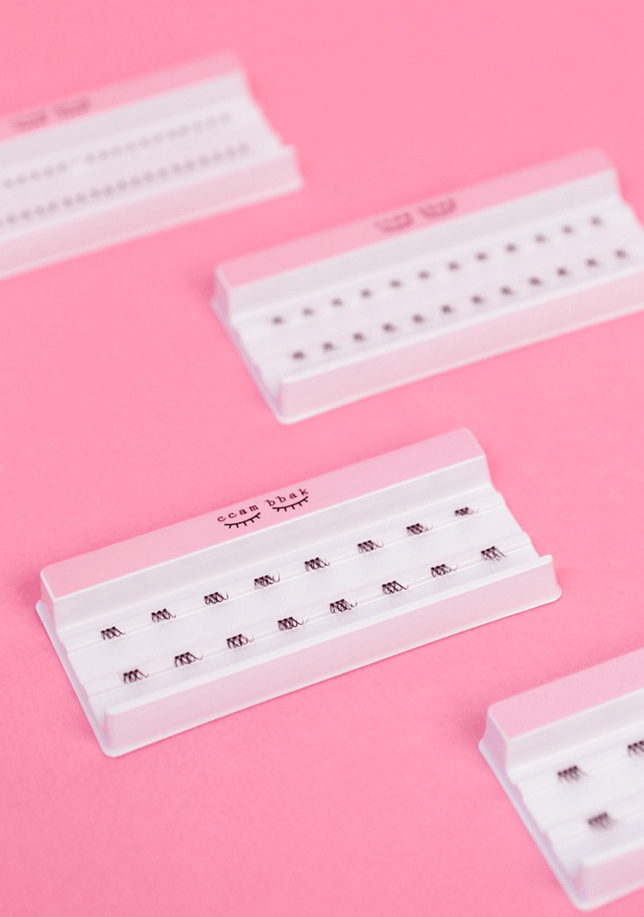 2D Volume Individual Eyelashes 9mm Light
