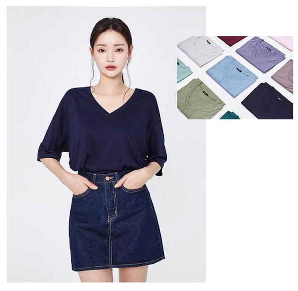 Denim On #2 - Chuu Soft T-Shirt For The Basic Vol.2