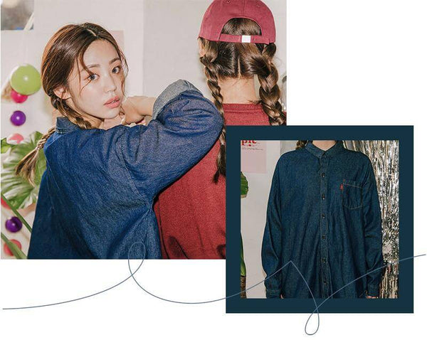 Denim On #5 - Fall Boxy Fit Denim Shirt